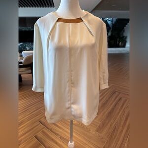 Elegant Cream Women's Top
